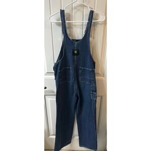 John Deere youth overalls-size 16 youth. Denim, 100% cotton. farmer